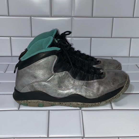 Jordan Other - Jordan 10 Retro Statue of Liberty Silver Teal Men’s Size 11